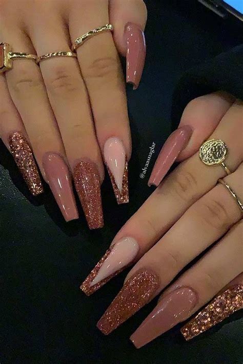 41 Pretty Nude Coffin Nails That Anyone Can Pull Off